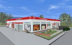 Проект магазина 250 кв м